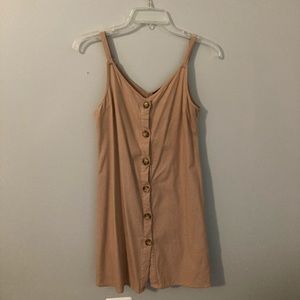 Button down Beige Dress